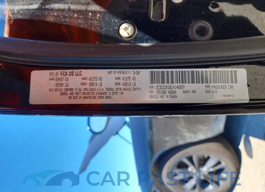 2C3CDZKG8LH146697# 13