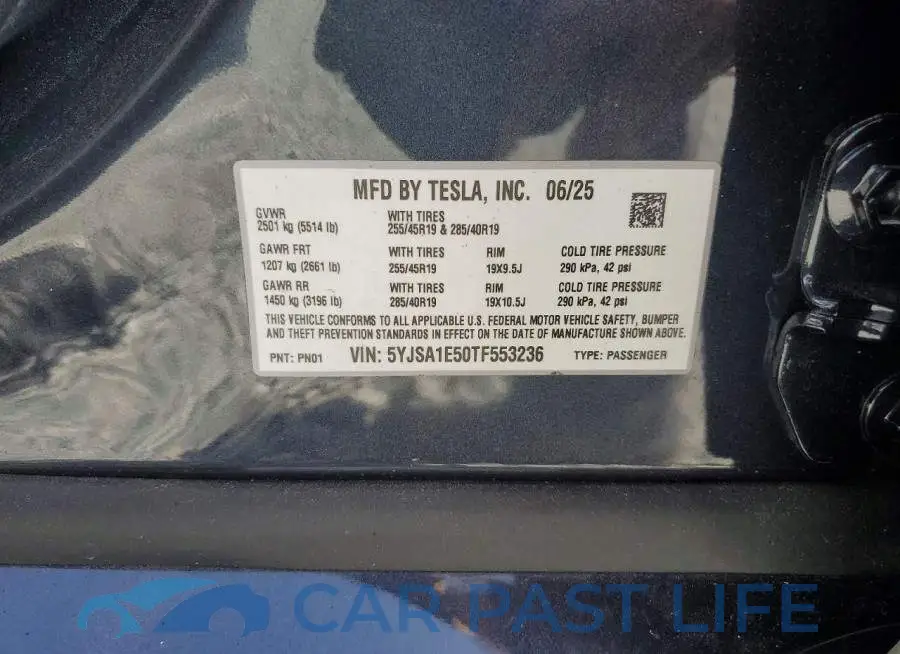 5YJSA1E50TF553236# 12