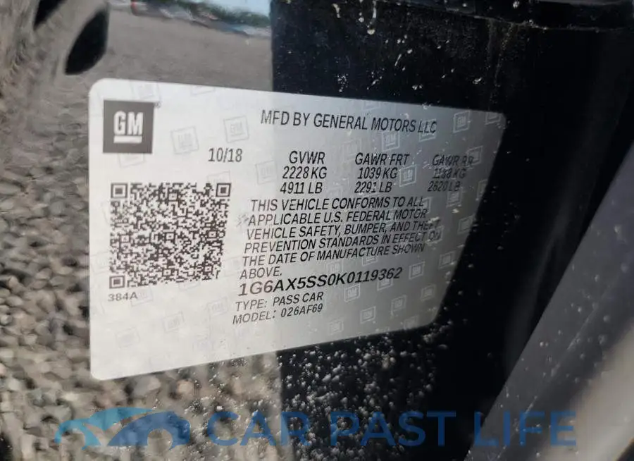 1G6AX5SS0K0119362# 13