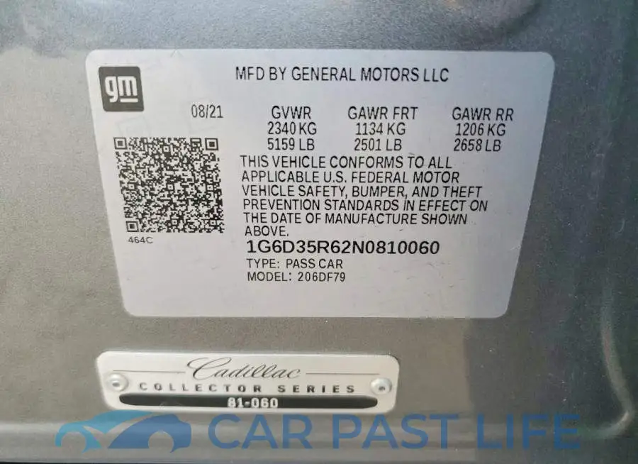 1G6D35R62N0810060# 12