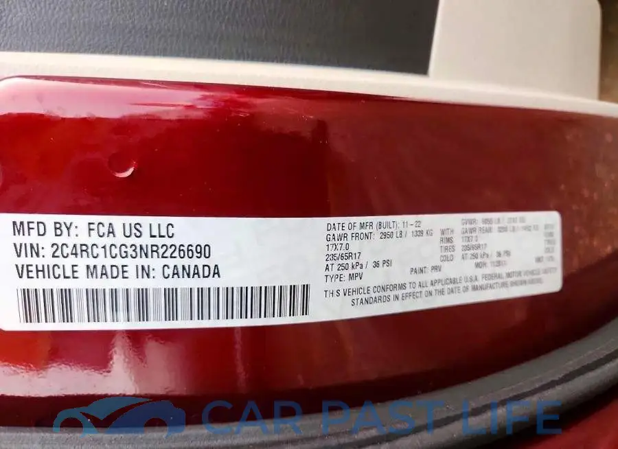 2C4RC1CG3NR226690# 13