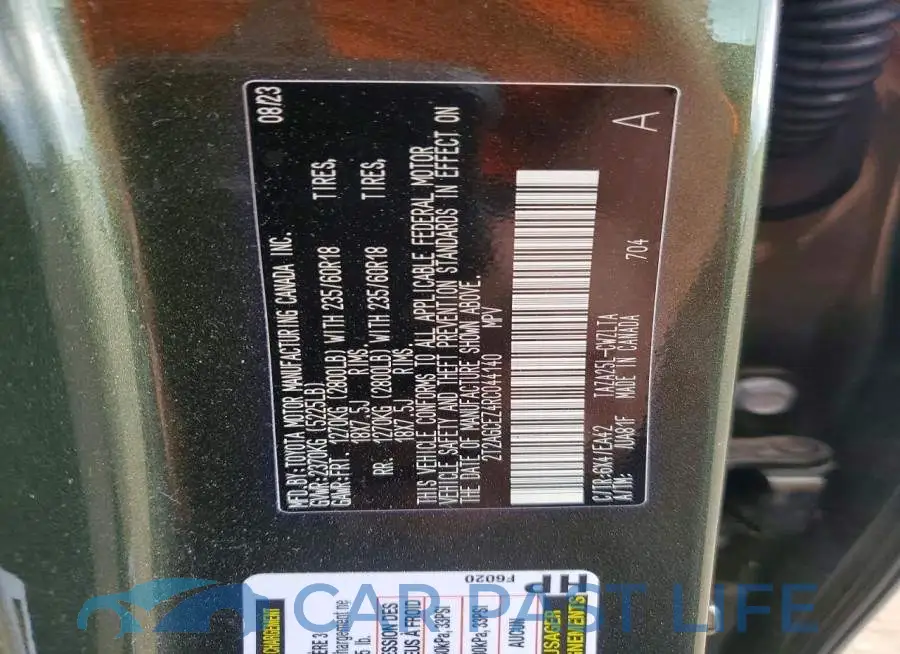 2T2AGCEZ4RC044140# 13