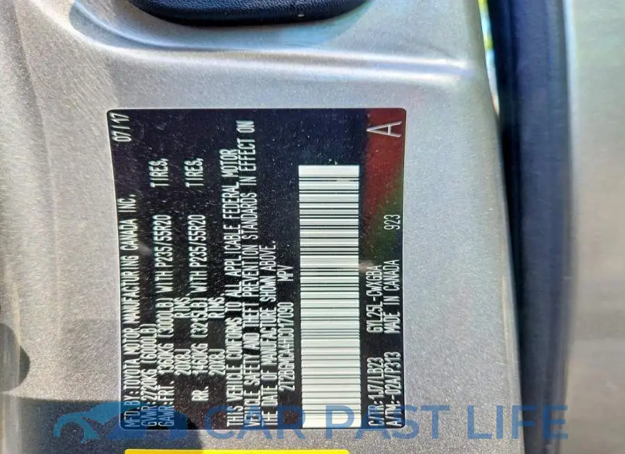 2T2BGMCA4HC017090# 14