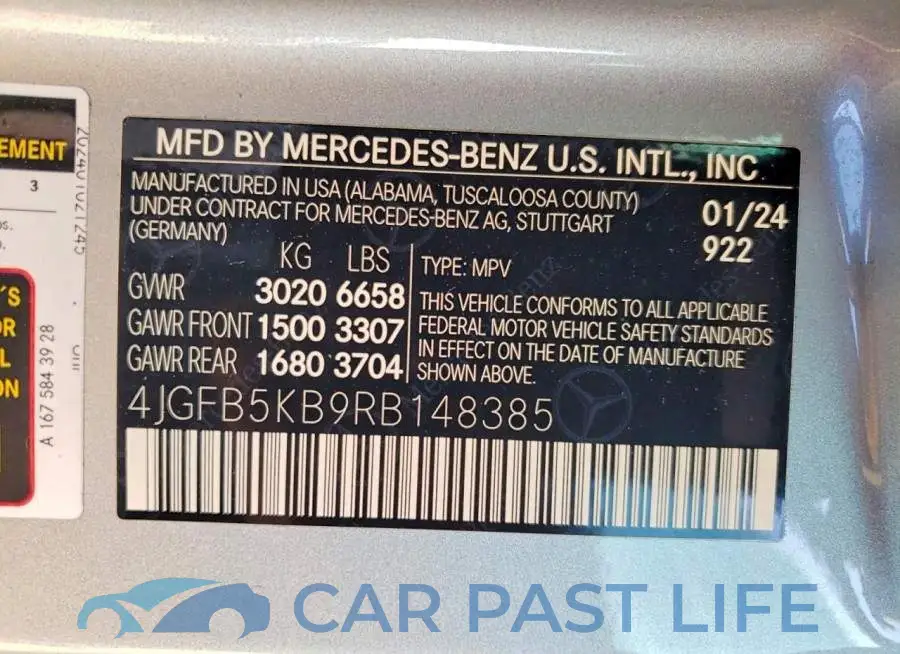 4JGFB5KB9RB148385# 13