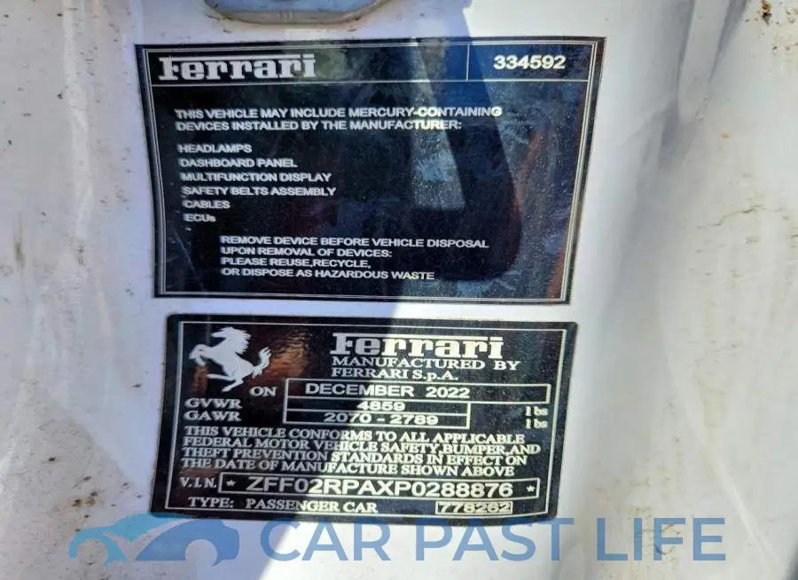 ZFF02RPAXP0288876# 12
