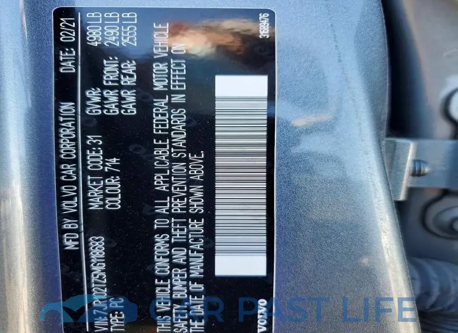 7JR102TZ5MG118683# 12