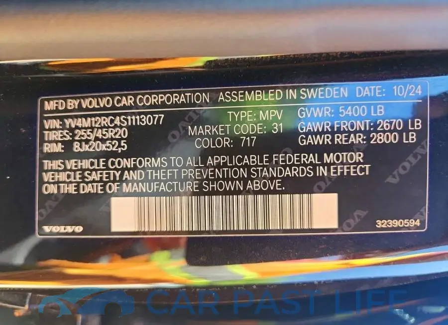 YV4M12RC4S1113077# 13