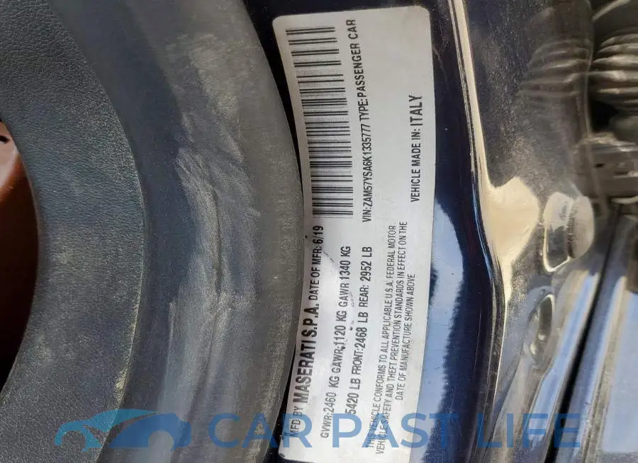 ZAM57YSA6K1335777# 12