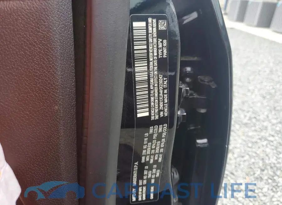 ZN661XUA4HX239247# 13