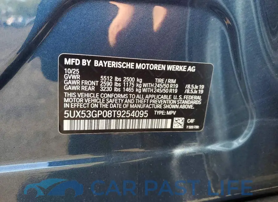 5UX53GP08T9254095# 13