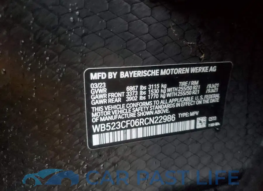 WB523CF06RCN22986# 13