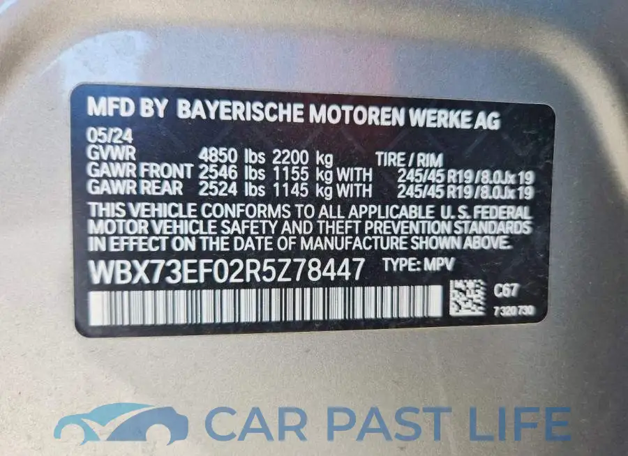 WBX73EF02R5Z78447# 14