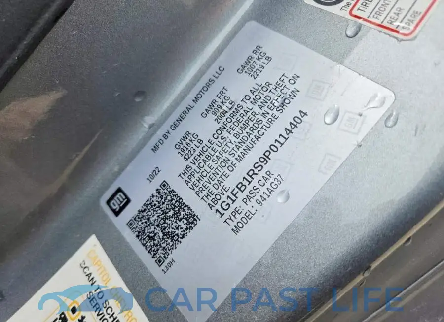 1G1FB1RS9P0114404# 12