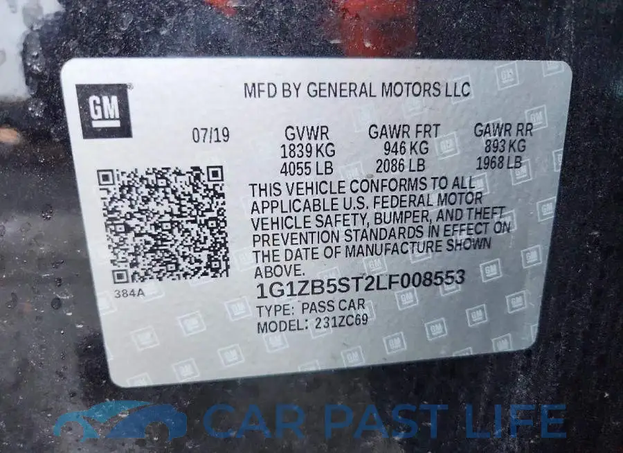 1G1ZB5ST2LF008553# 12