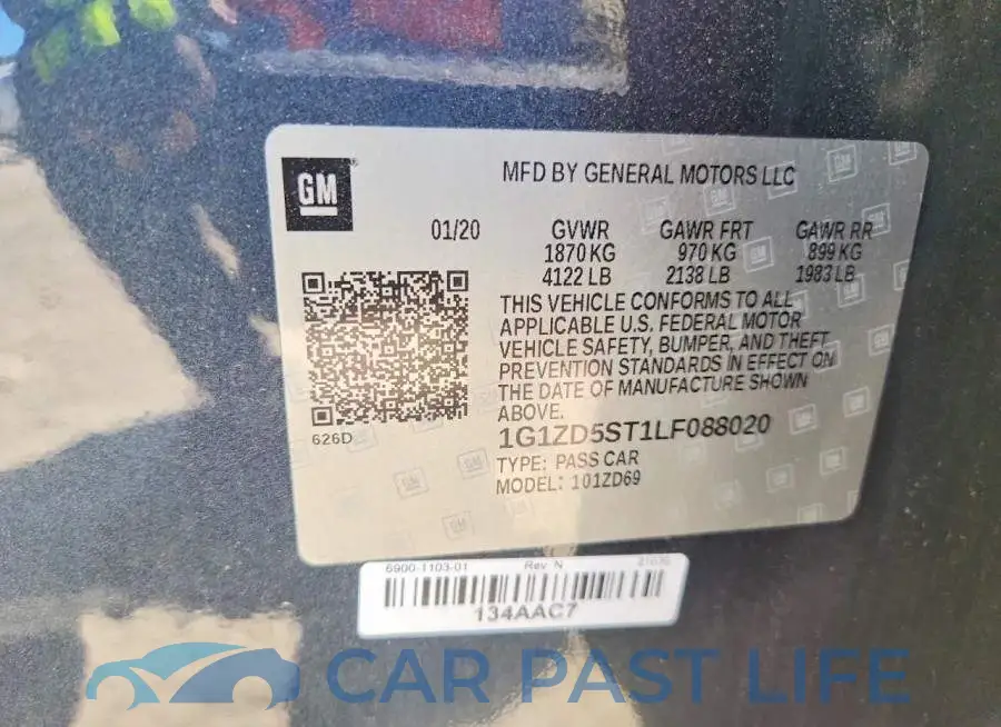 1G1ZD5ST1LF088020# 12