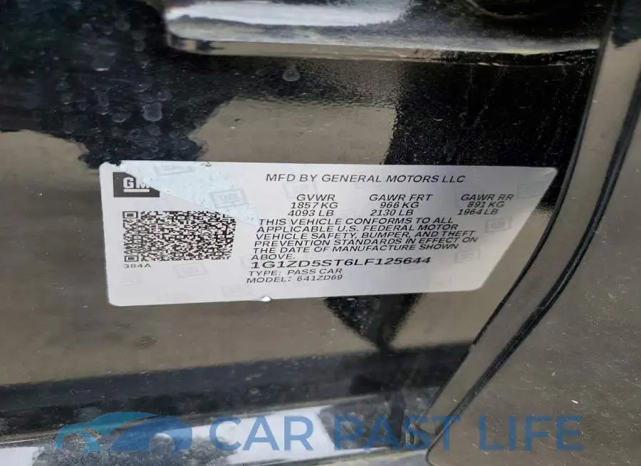 1G1ZD5ST6LF125644# 12