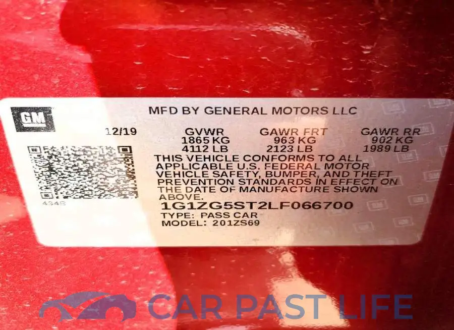 1G1ZG5ST2LF066700# 12