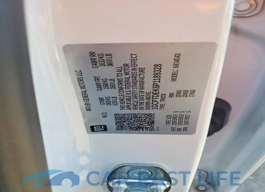 1GCPTDEK6P1189328# 13