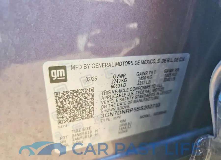3GN7DNRP5SS202710# 14