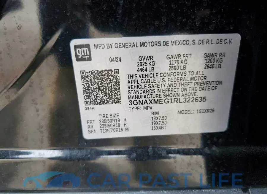 3GNAXMEG1RL322635# 13
