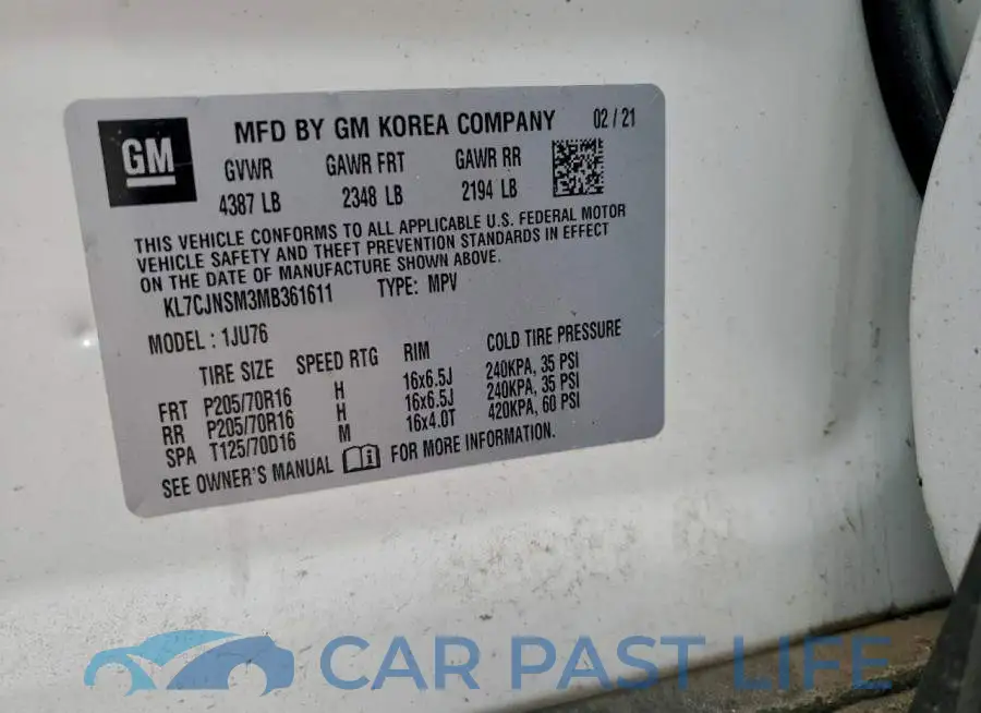 KL7CJNSM3MB361611# 13