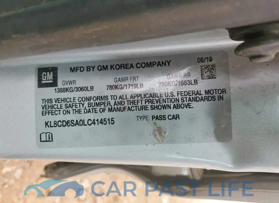 KL8CD6SA0LC414515# 12