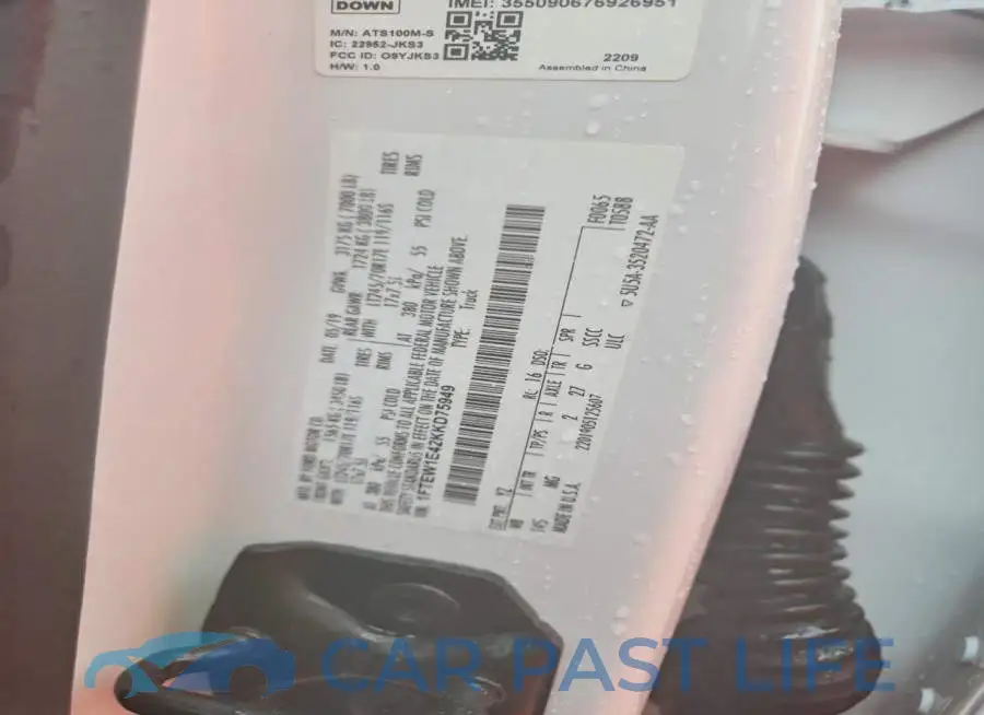 1FTEW1E42KKD75949# 12