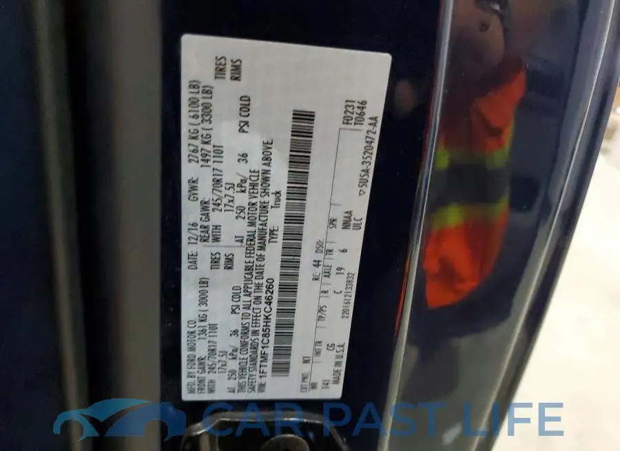 1FTMF1C85HKC46260# 12