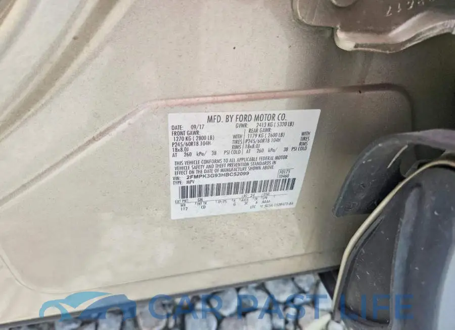 2FMPK3G93HBC52099# 12