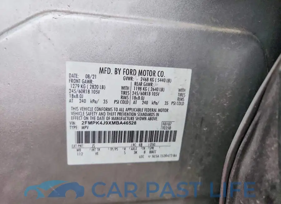 2FMPK4J9XMBA46528# 12