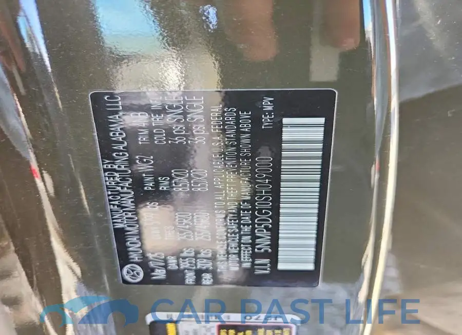 5NMP5DG10SH049000# 13