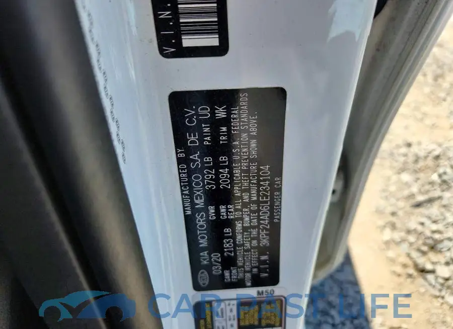 3KPF24AD6LE234104# 12
