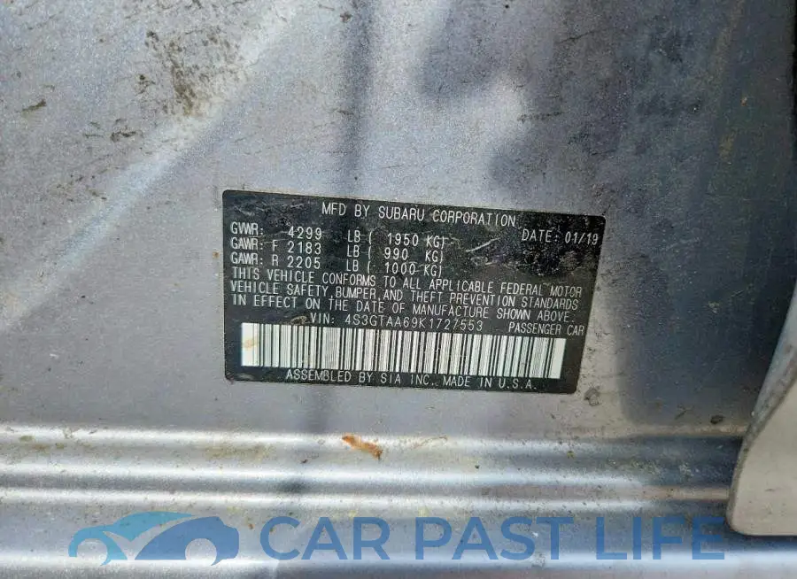 4S3GTAA69K1727553# 12