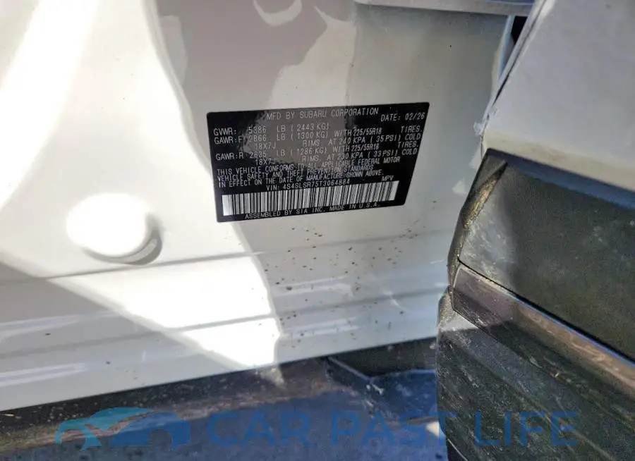 4S4SLSR75T3064884# 13