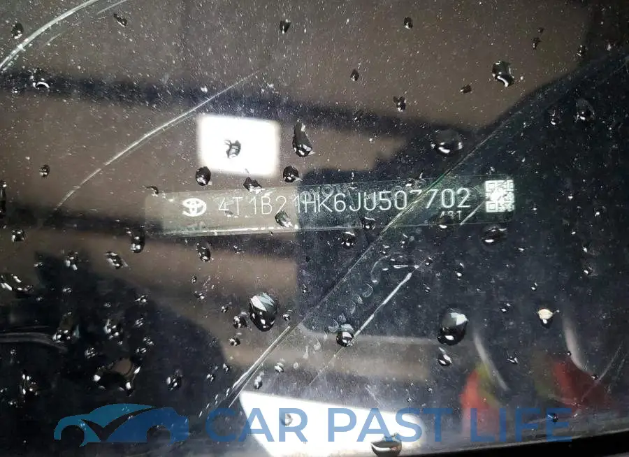 4T1B21HK6JU507702# 12
