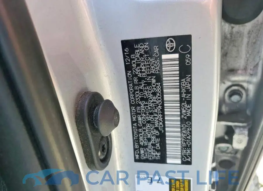 JTDKARFP9H3005884# 12
