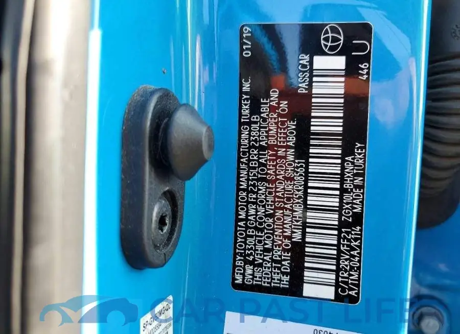 NMTKHMBX5KR085631# 13
