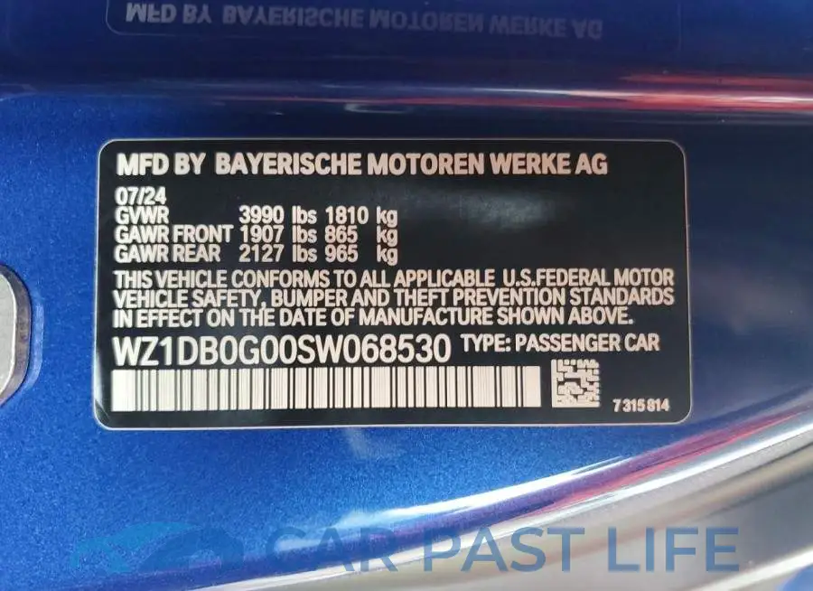 WZ1DB0G00SW068530# 12