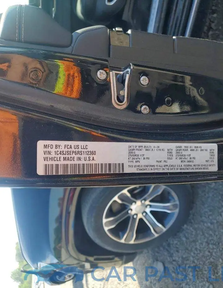 1C4SJSEP6RS112360# 13