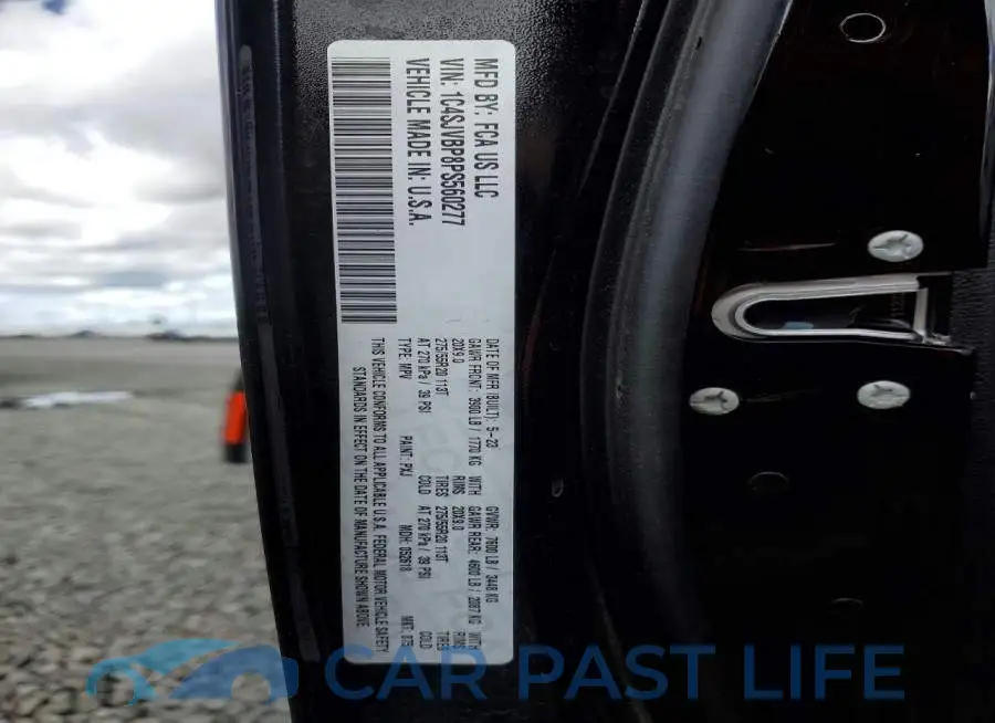 1C4SJVBP8PS560277# 13