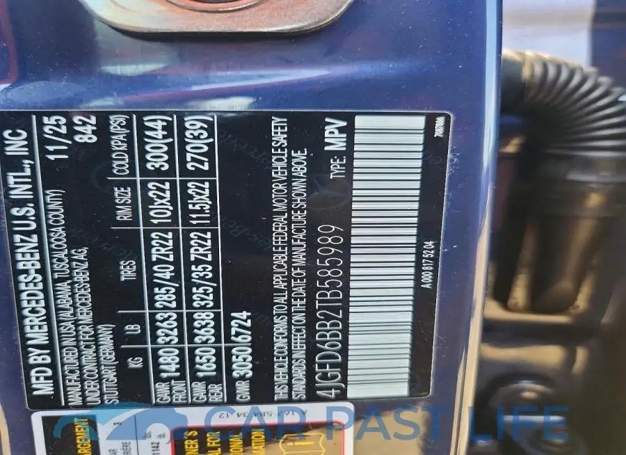 4JGFD6BB2TB585989# 13