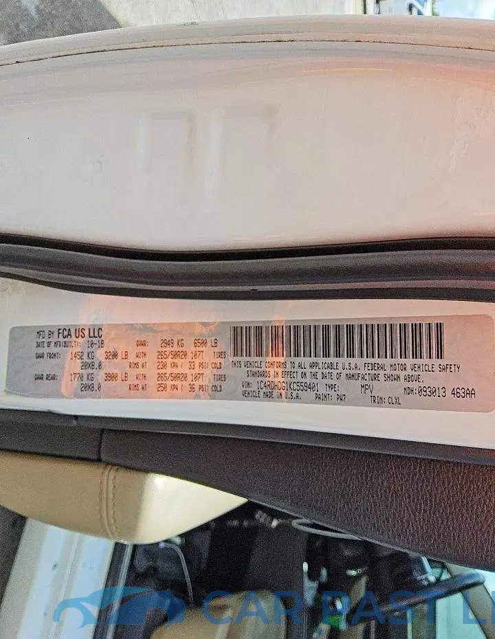 1C4RDHDG1KC559401# 13