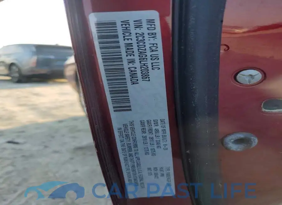 2C3CDZAG6LH203867# 12