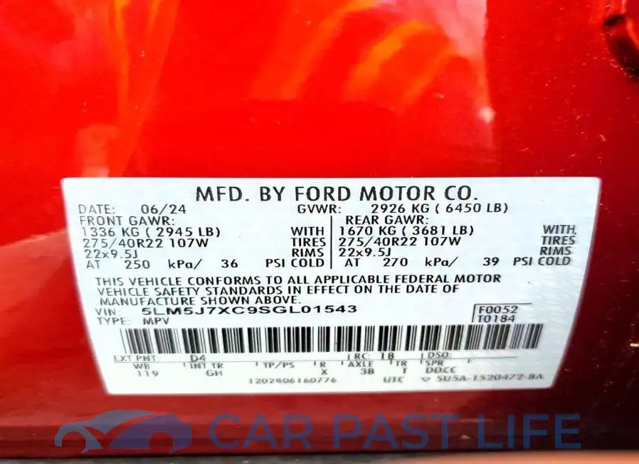 5LM5J7XC9SGL01543# 13