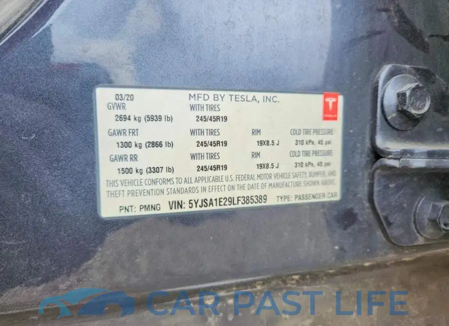 5YJSA1E29LF385389# 13