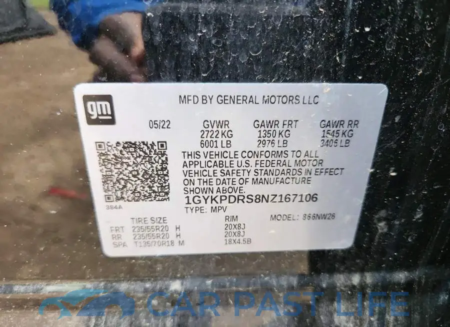 1GYKPDRS8NZ167106# 13