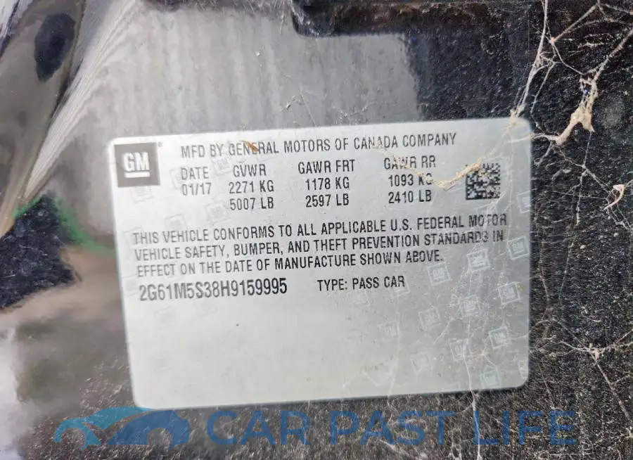 2G61M5S38H9159995# 12