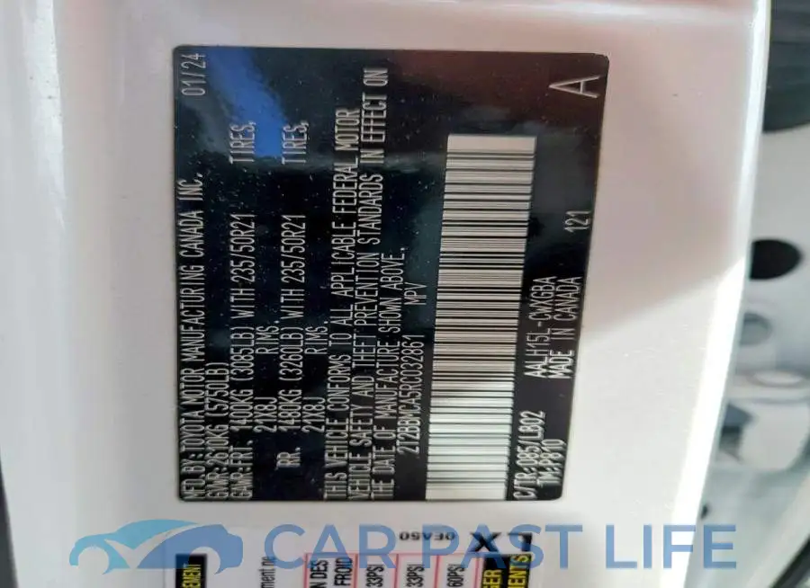 2T2BBMCA5RC032861# 14