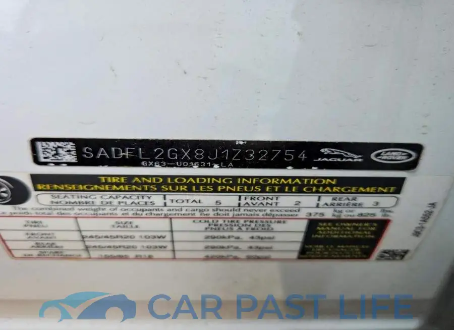 SADFL2GX8J1Z32754# 12