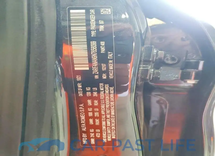 ZARFANAN9N7656099# 13